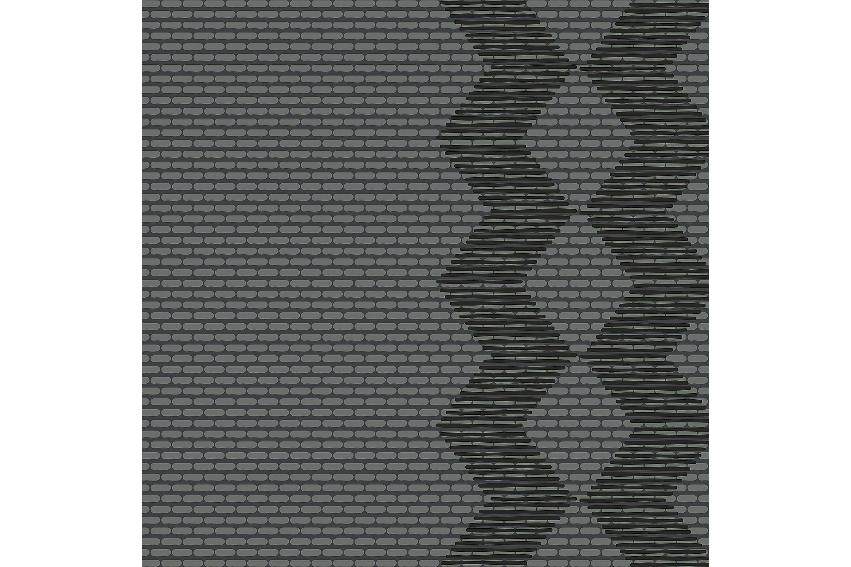 Керамогранит Mutina Tape Zigzag Half Black