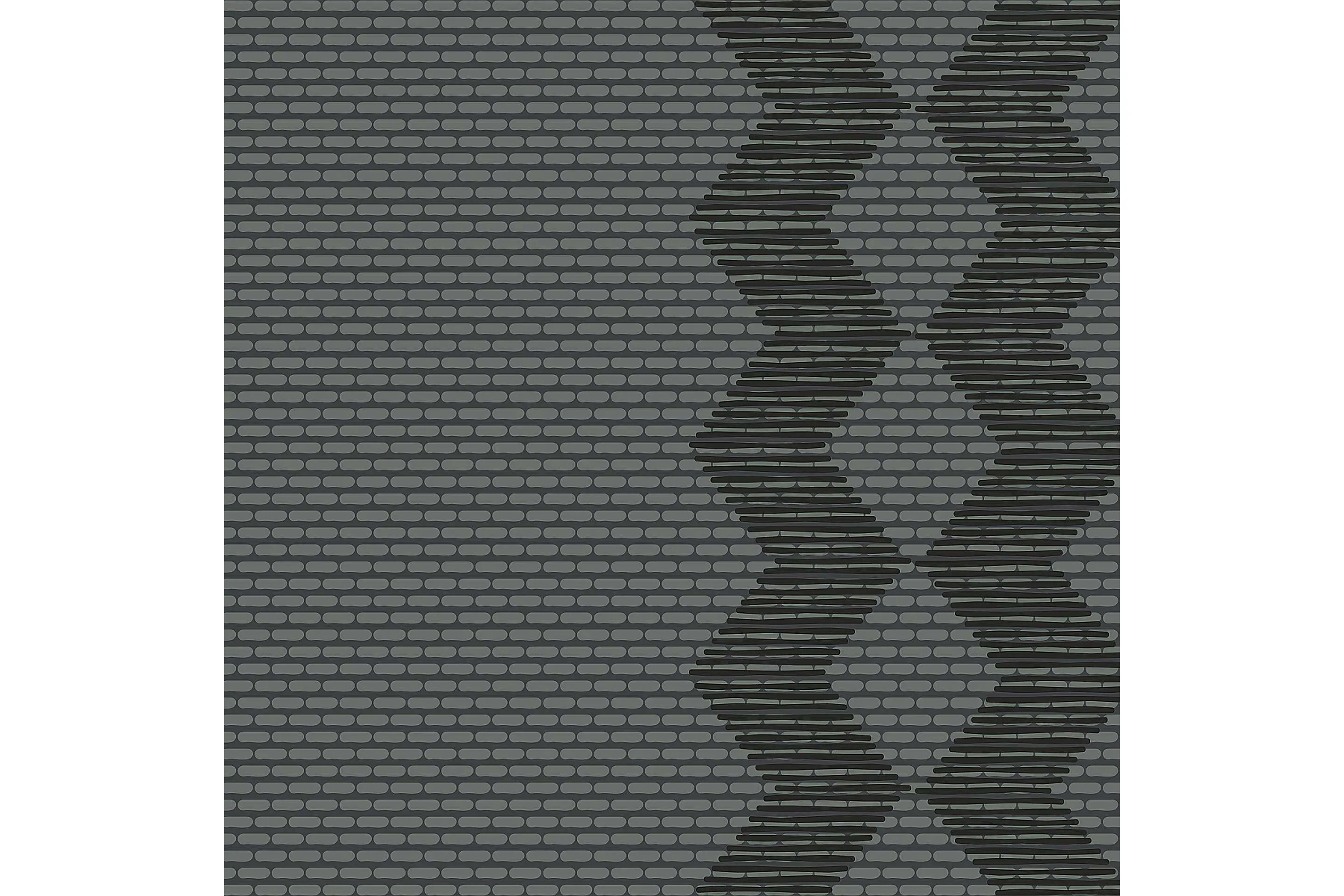 Керамогранит Mutina Tape Zigzag Half Black