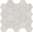Grey Mosaico Hexagon Crosscut