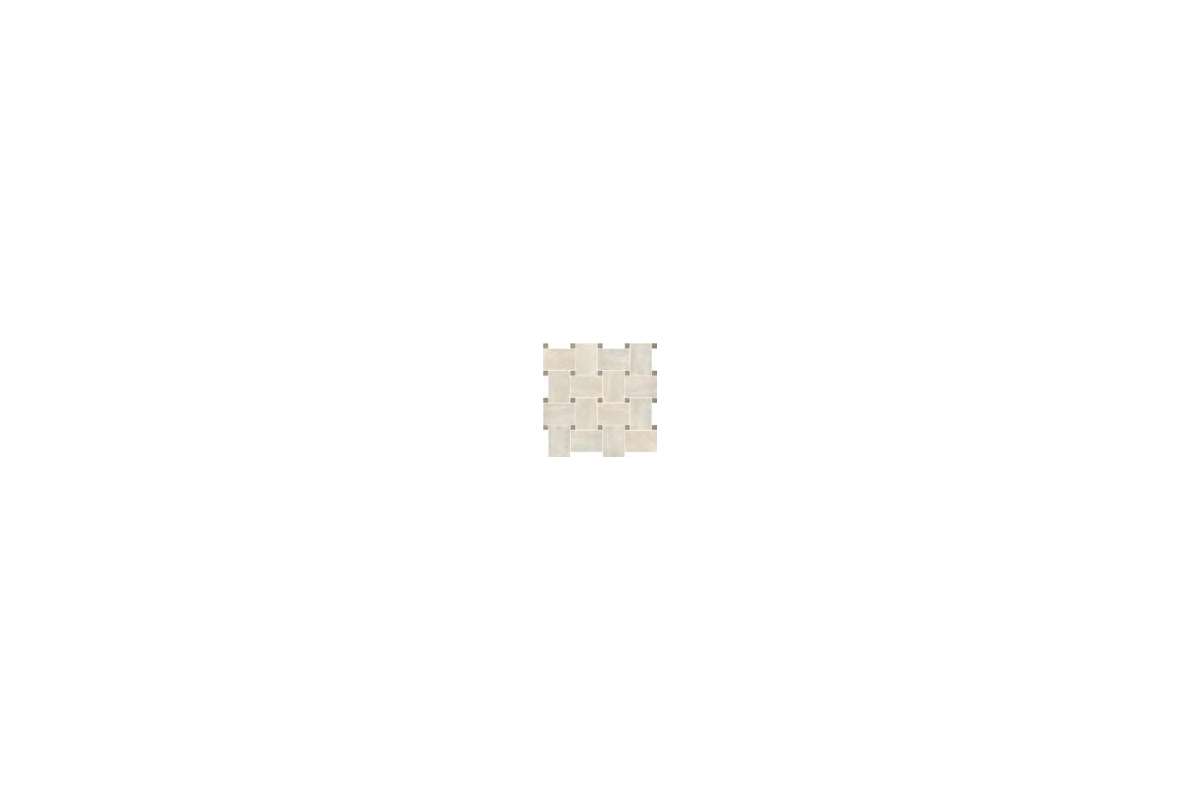 Керамогранит Cir Serenissima Fossil Mosaico Basket Crema