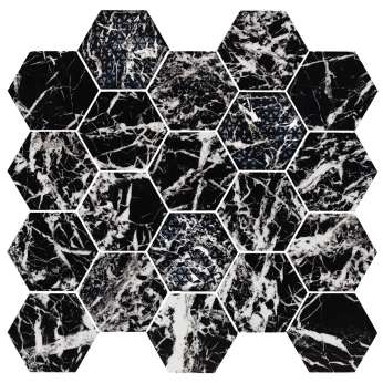 Керамогранит Piemme Ceramiche Majestic Hexagon Glam Black