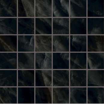 Керамогранит Emil Ceramica Tele di Marmo Crystal Mosaico Vitrum Black 5x5