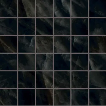Керамогранит Emil Ceramica Tele di Marmo Crystal Mosaico Vitrum Black 5x5