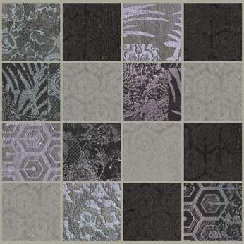 Керамогранит Decoratori Bassanesi Luci di Venezia Intreccio 7,2 Mix Luci-Riflesso-Grey-Graphite