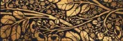 clipper 30,5x90 nero marquinia gold