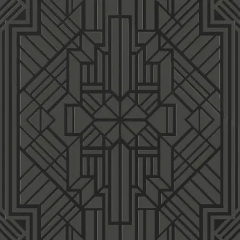 Керамогранит Petracers Swing Labirinto Sterling Silver Su Nero