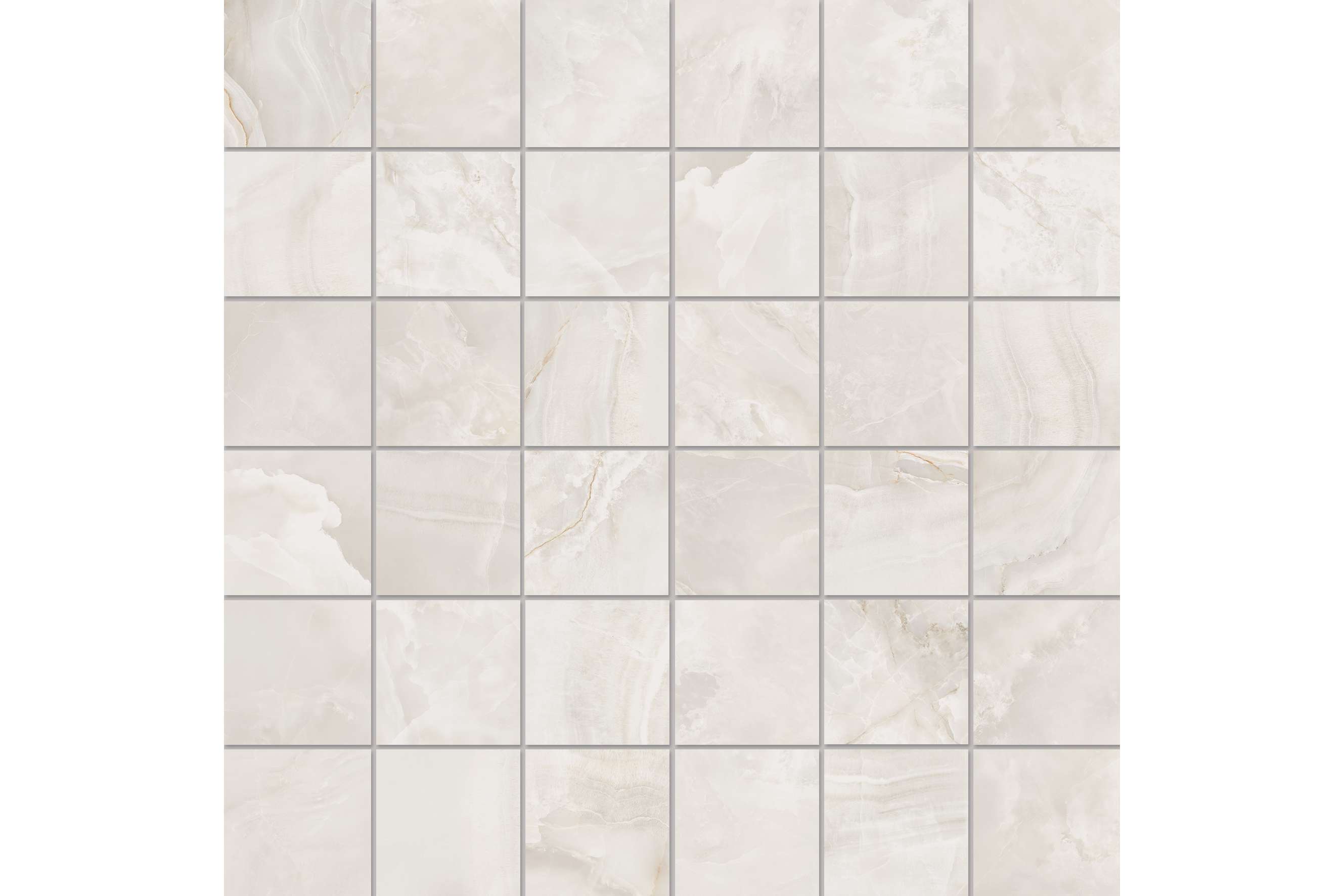 Керамогранит LaFaenza Bianco Mosaico Onice