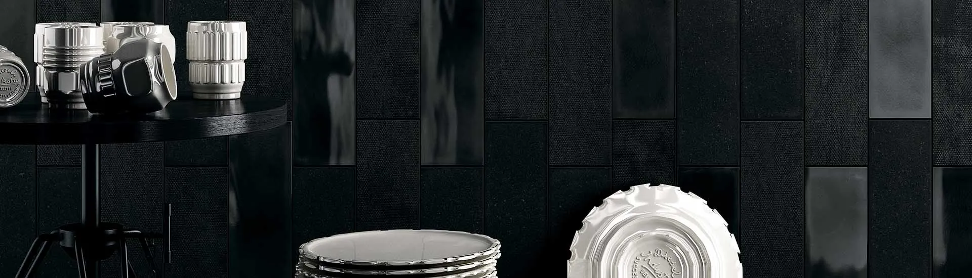 Керамогранит Diesel Living with Iris Ceramica Camp Camp Army Canvas Black