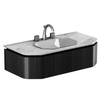 Originali Interni Italiani PRIMO ATTORE BASE PORTA LAVABO 108x55,5x30h 1 CASSETTONE