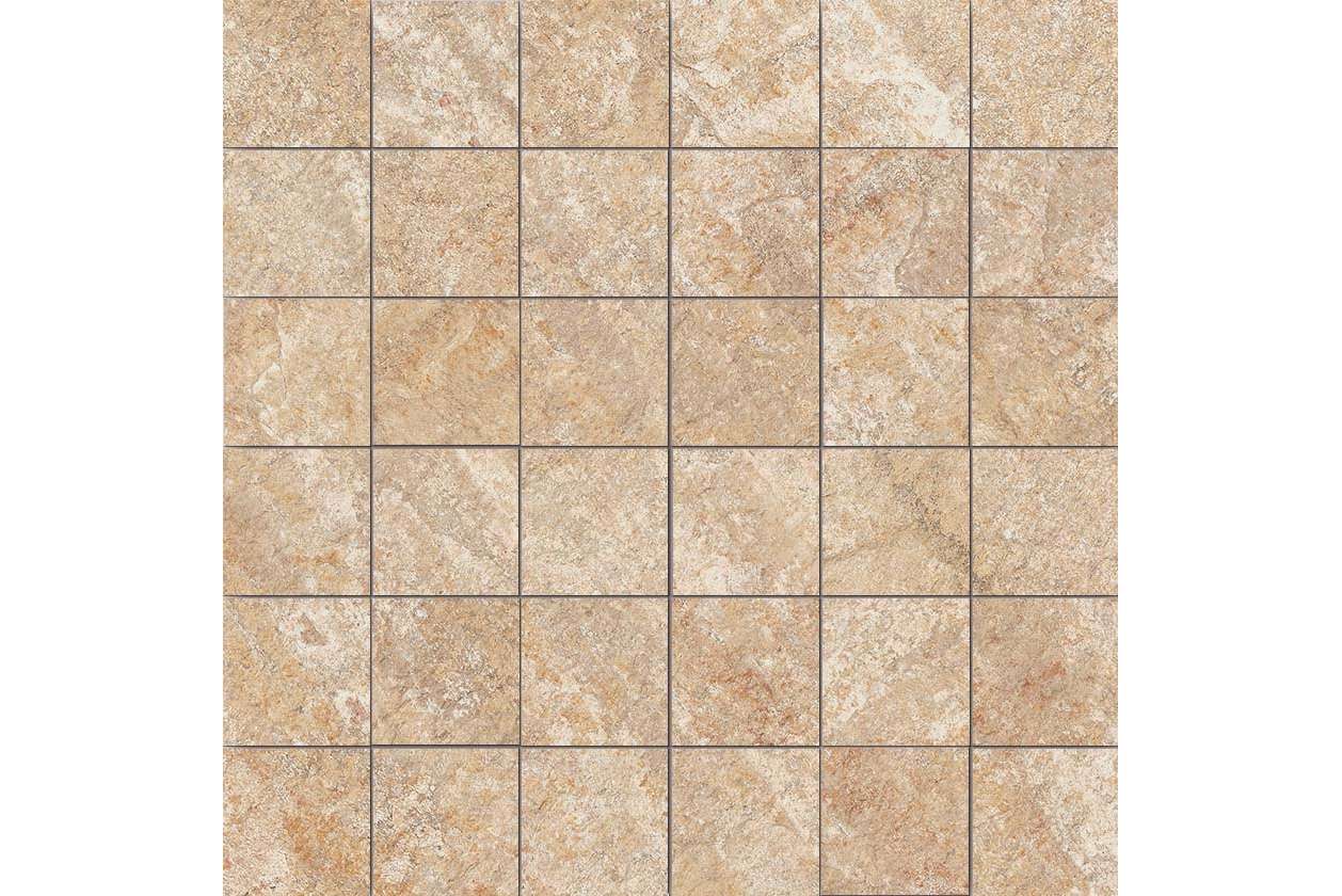 Керамогранит Casalgrande Padana Petra Mosaico Oro 5X5