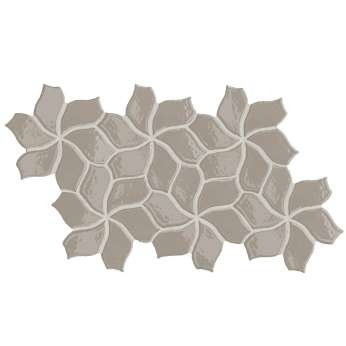 Керамогранит Mutina Botanica Flower grey glossy