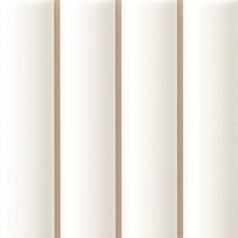 Керамогранит Micro. 3D Forms Fluted Fluted White