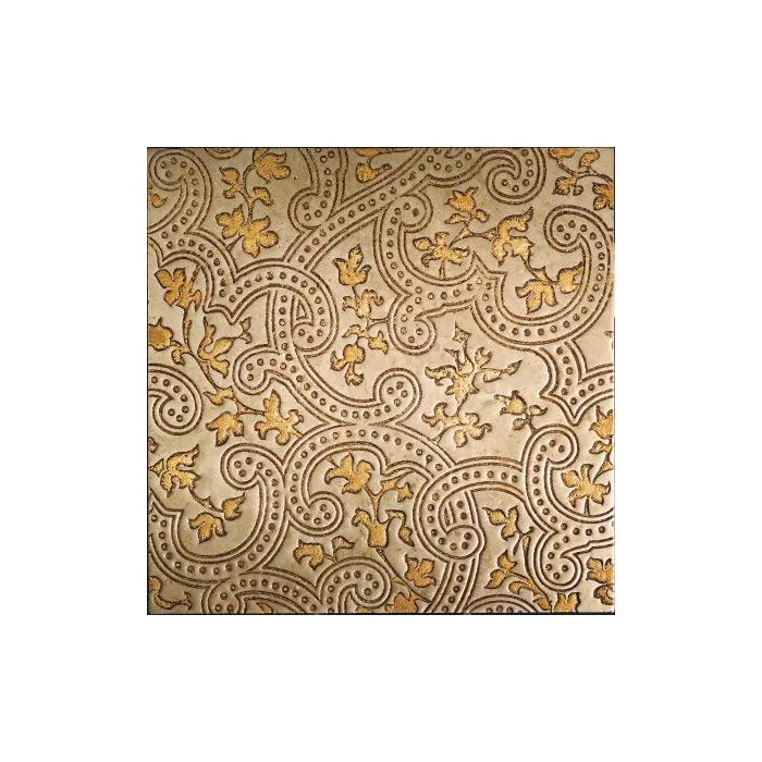 Мрамор Petra Antiqua Lacche 2 CASHMERE Fondo Biancone Decoro Argento  30,5 x 30,5