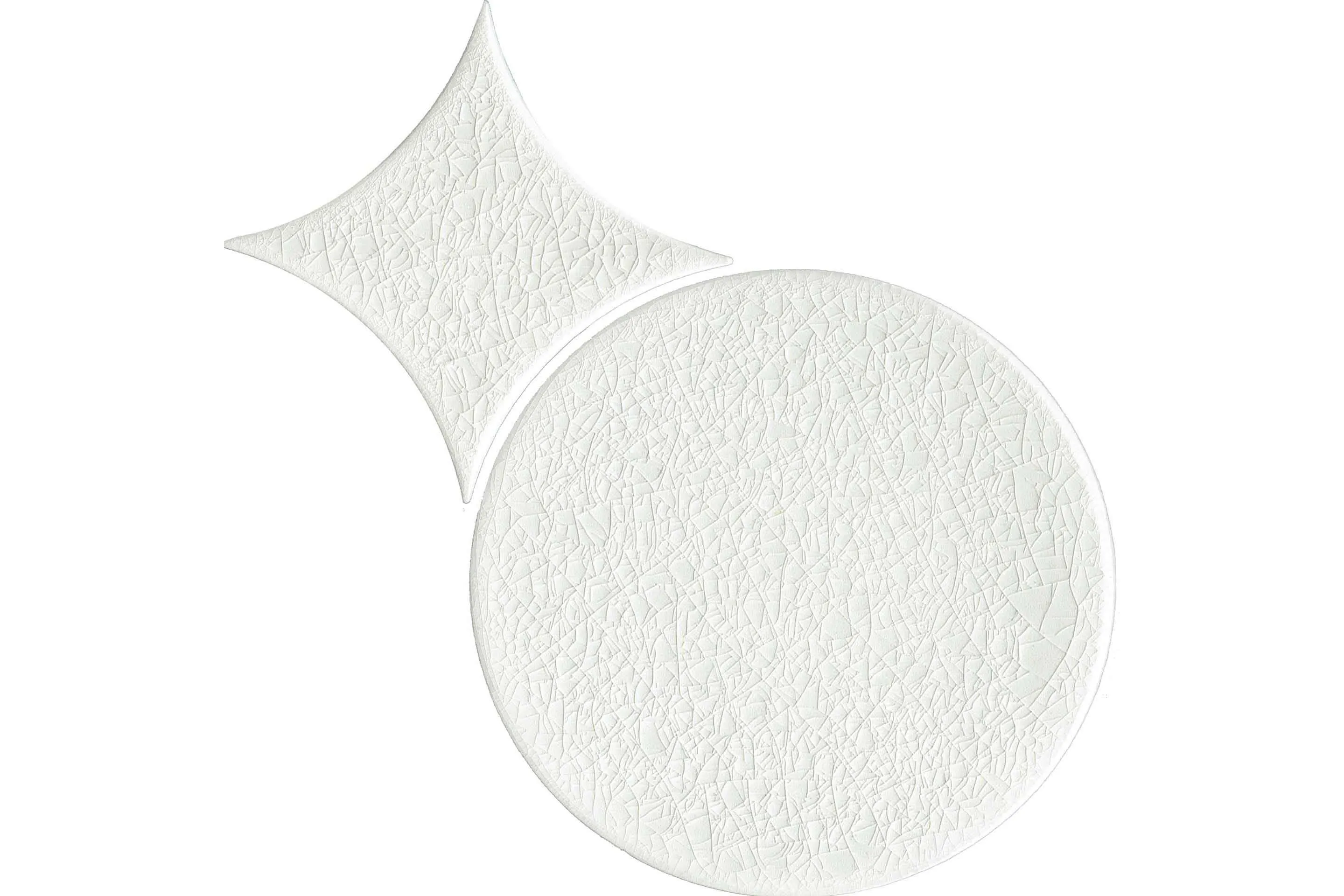 Керамогранит AcquarioDue Circle Set Bianco Craquele