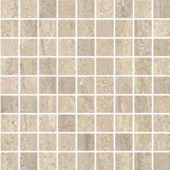 Керамогранит Cir Serenissima Travertini Due Beige Mosaico 3x3