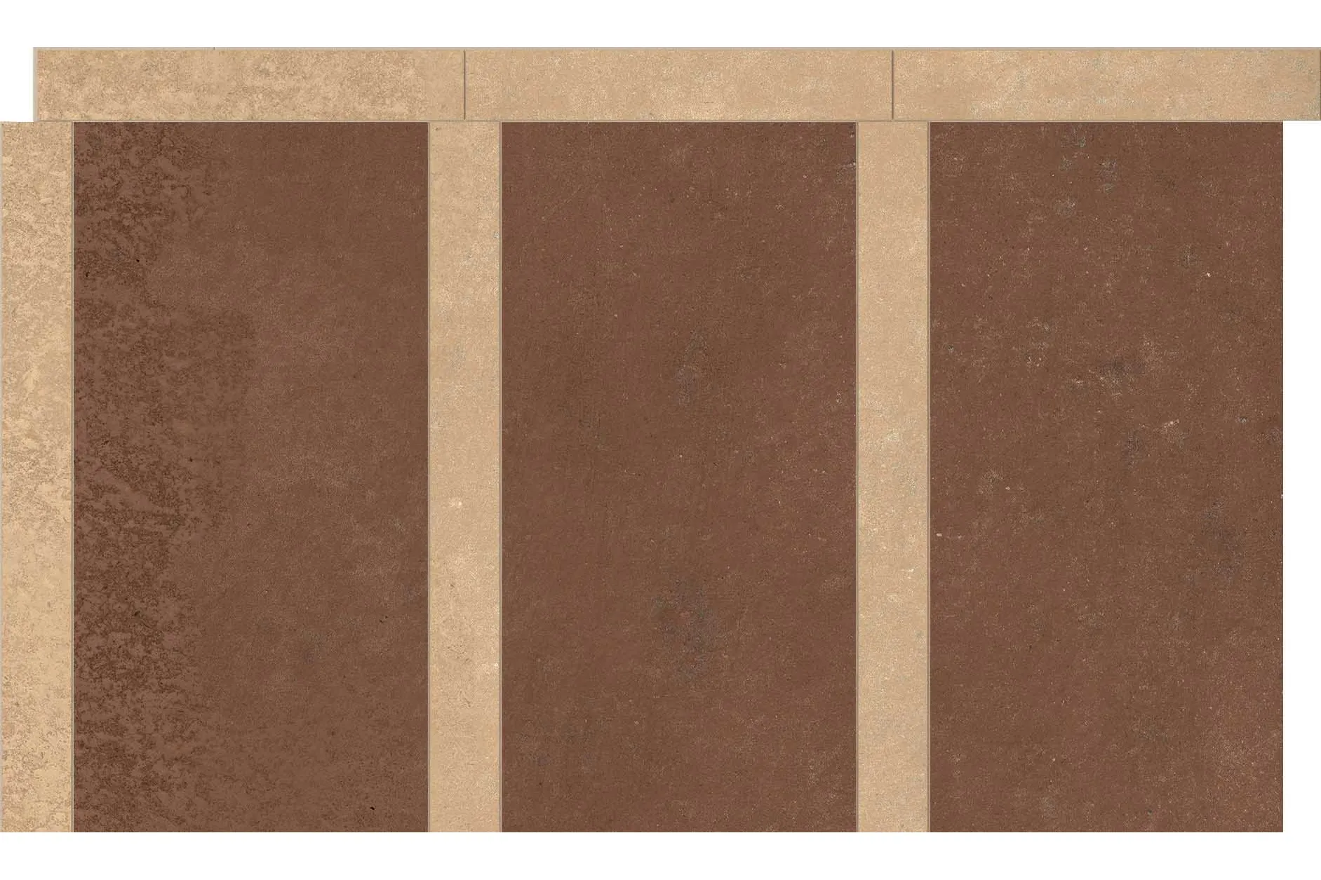 Керамогранит Florim Design SensiTerre Tappeto Amarante Rosato