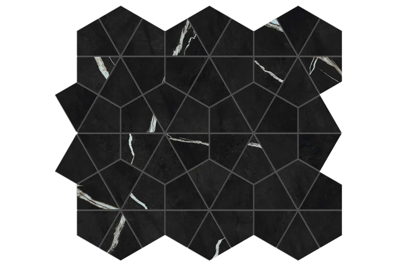 Керамогранит Atlas Concorde Marvel Meraviglia Black Origin Hexagon