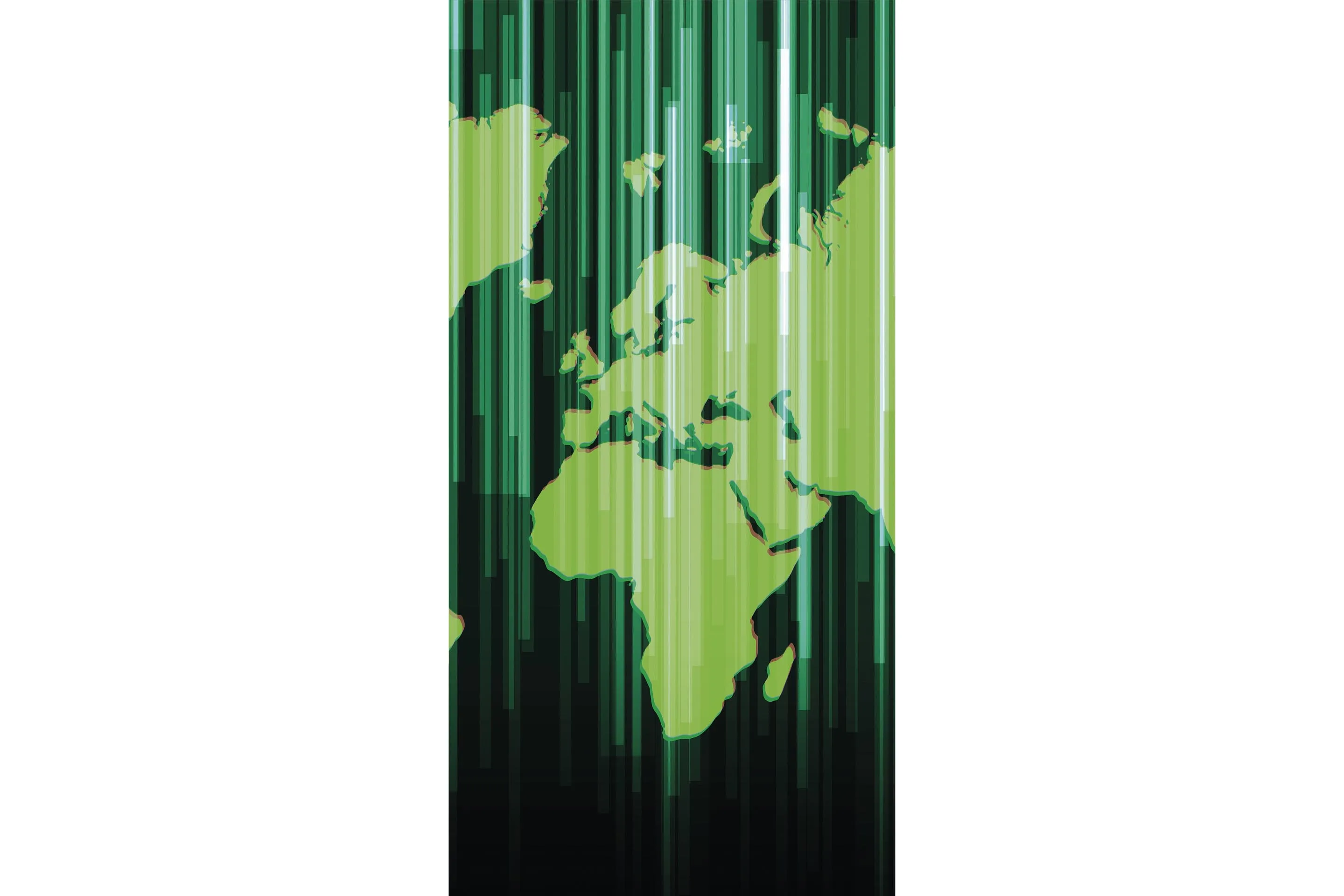 Керамогранит MaxFine by Iris FMG Design Your Slabs World Lines Green