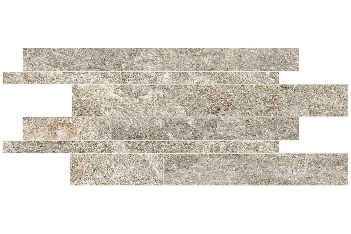 Керамогранит Ergon by Emil Group Oros Stone Greige Mosaico Listelli Sfalsati