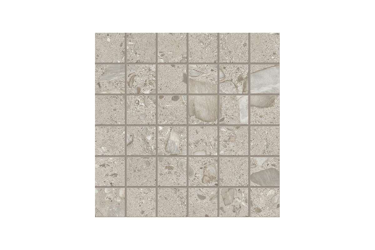 Керамогранит Ergon by Emil Group GemmaStone Gemma Giant Mosaico 5X5 Basalto