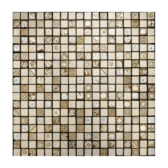 Мрамор Petra Antiqua Lacche 2 CALEIDOS 1 Mosaico cm 1,5 x 15