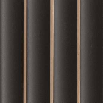 Керамогранит Micro. 3D Forms Fluted Fluted Black