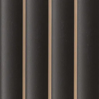Керамогранит Micro. 3D Forms Fluted Fluted Black