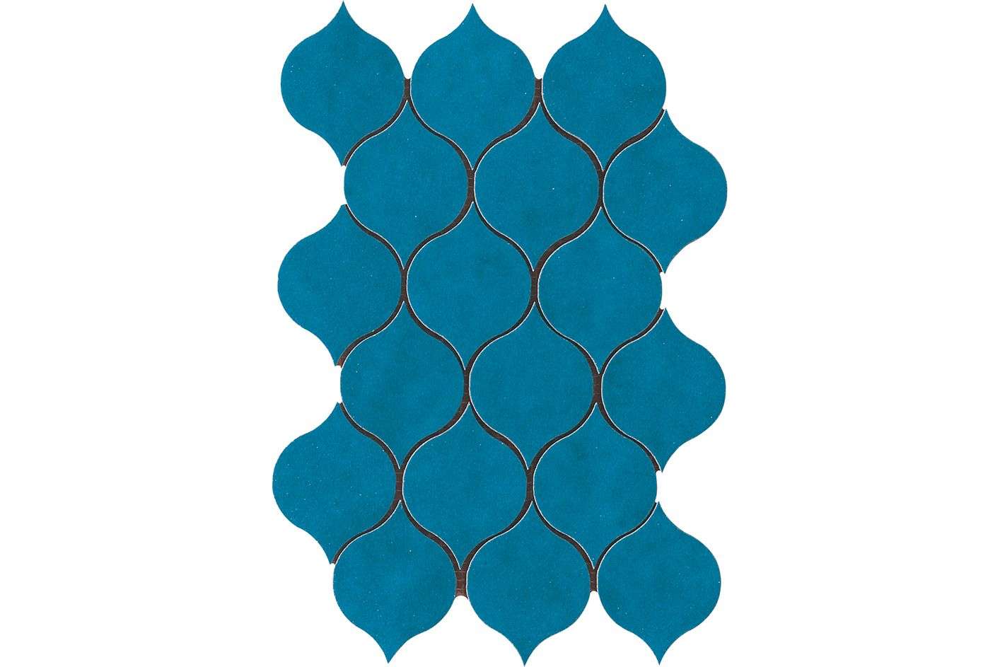 Керамогранит Cerasarda Sardinia Mosaico Goccia Azzurro Mare