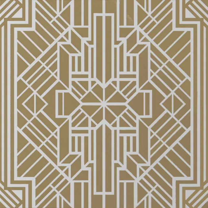 Керамогранит Petracers Swing Labirinto Ottone Su Bianco