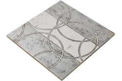 Мрамор Petra Antiqua Acqueforti Tiles Optical 9 Argento Dec.biancone