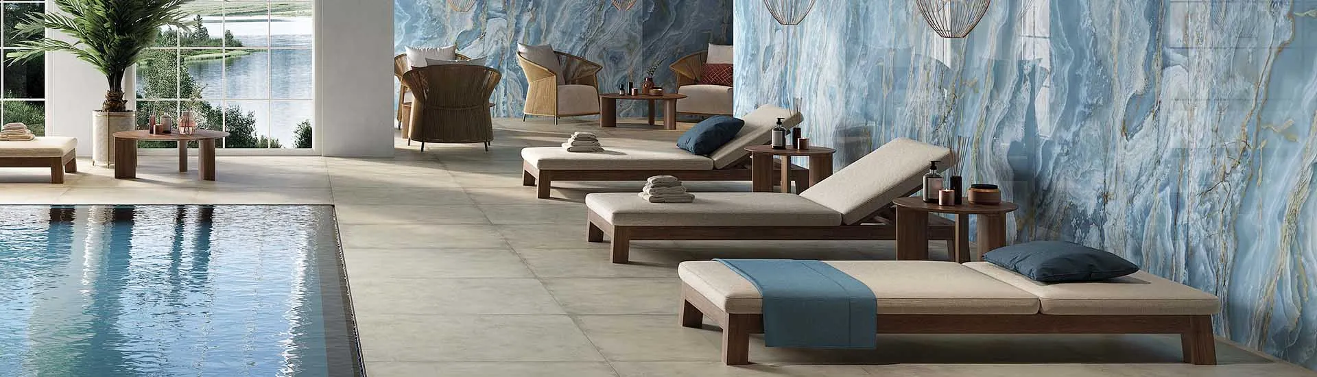 Керамогранит La Fabbrica Onice Iride Cobalto