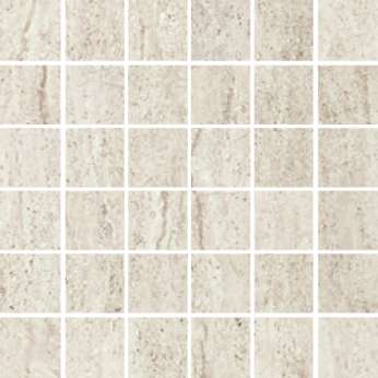 Керамогранит Cir Serenissima Travertini Due Bianco Mosaico 5x5