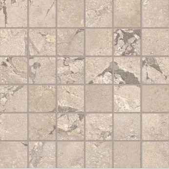 Керамогранит Provenza by Emil Group Unique Intensity Cobblestone Beige Mosaico 5x5
