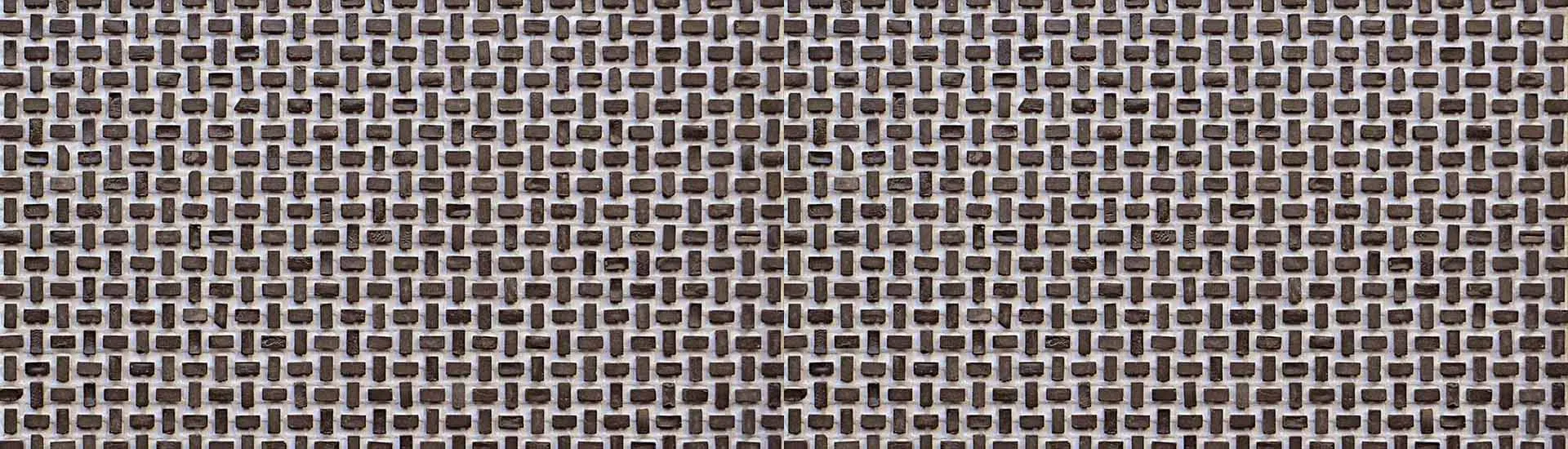 Керамогранит Micro. Micromosaics Micromosaics Micro-Brick Cross Coffee