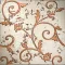FLOWER Fondo Biancone Decoro Naturale  30,5 x 30,5