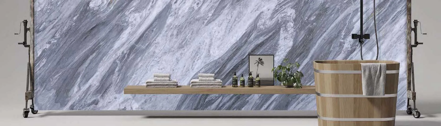 Керамогранит Level by Emil Group Marmi Bardiglio Manhattan Bookmatch B