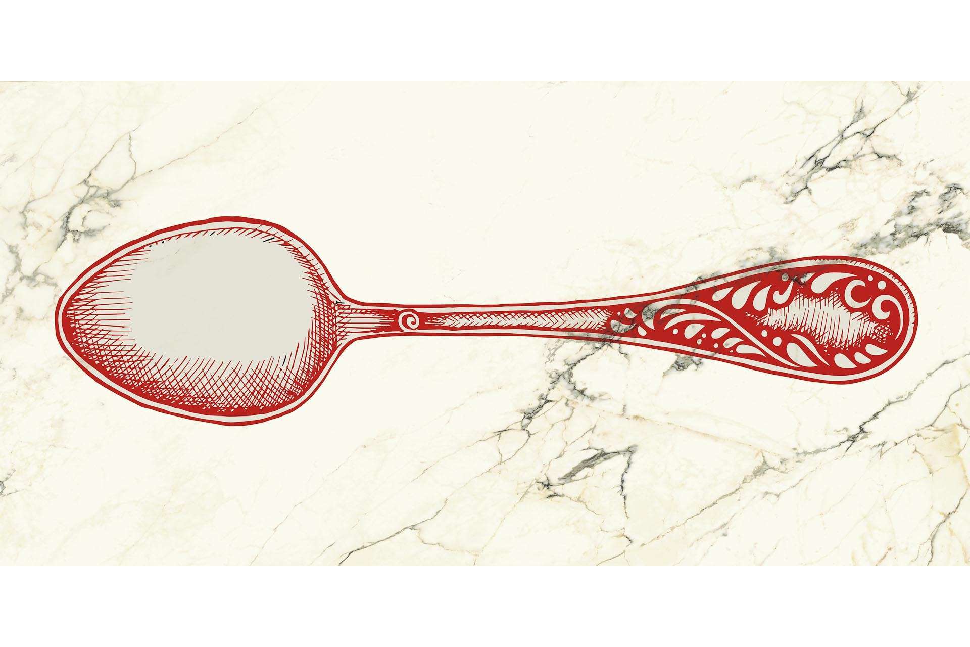 Керамогранит MaxFine by Iris FMG Design Your Slabs Spoon Red