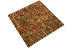 Мрамор Petra Antiqua Acqueforti Mosaics Mosaico 5X5 Su Rete Maya Antic Gold