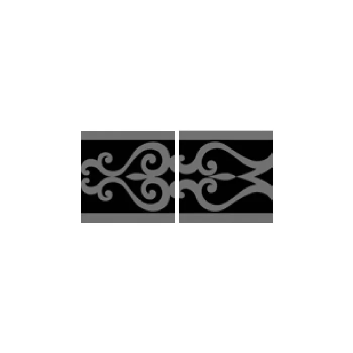 Керамогранит Petracers Gran Gala (Гран Гала) Vogue Fascia Nero A+B