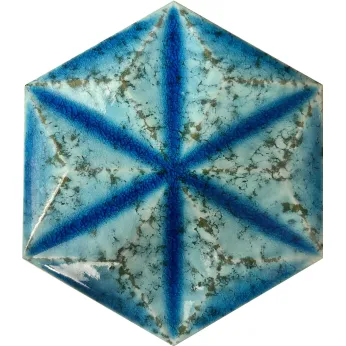 Керамогранит AcquarioDue Exa-3D Stella Azzurro Craquele
