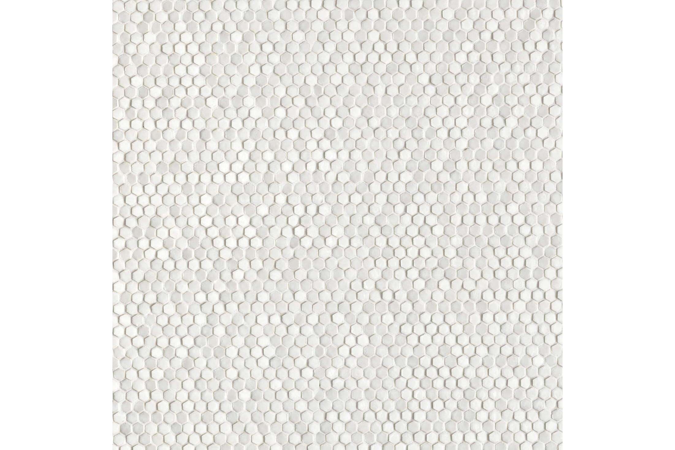 Керамогранит Mutina Phenomenon Honeycomb B Bianco Glossy