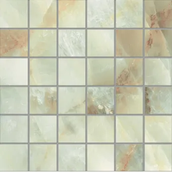Керамогранит Emil Ceramica Tele di Marmo Crystal Mosaico Extra Light Green 5x5