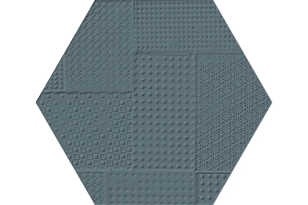 Керамогранит Emil Ceramica Sixty Esagona Timbro Antracite