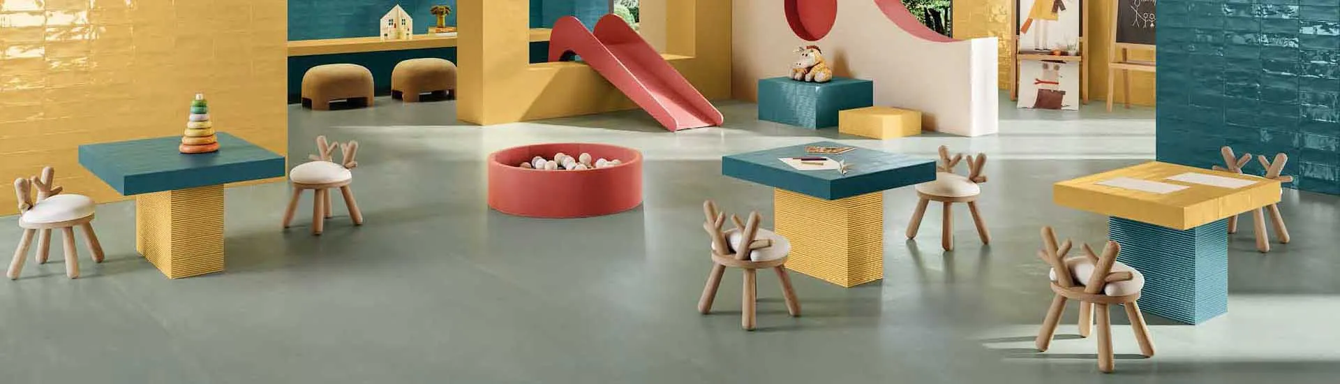 Керамогранит Ergon by Emil Group Abacus Brick Petrolio