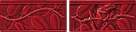 Listello Frog A + B Burgundy