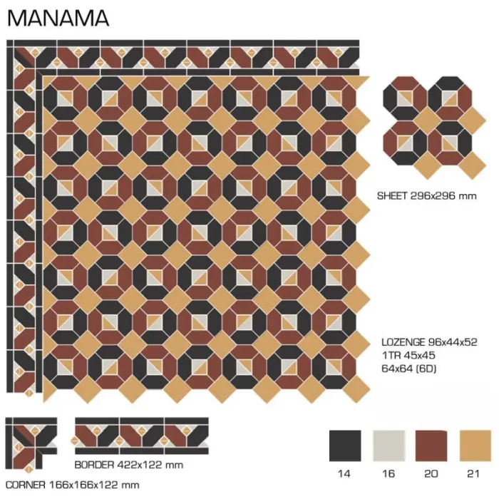 Керамогранит TopCer Victorian Designs Manama