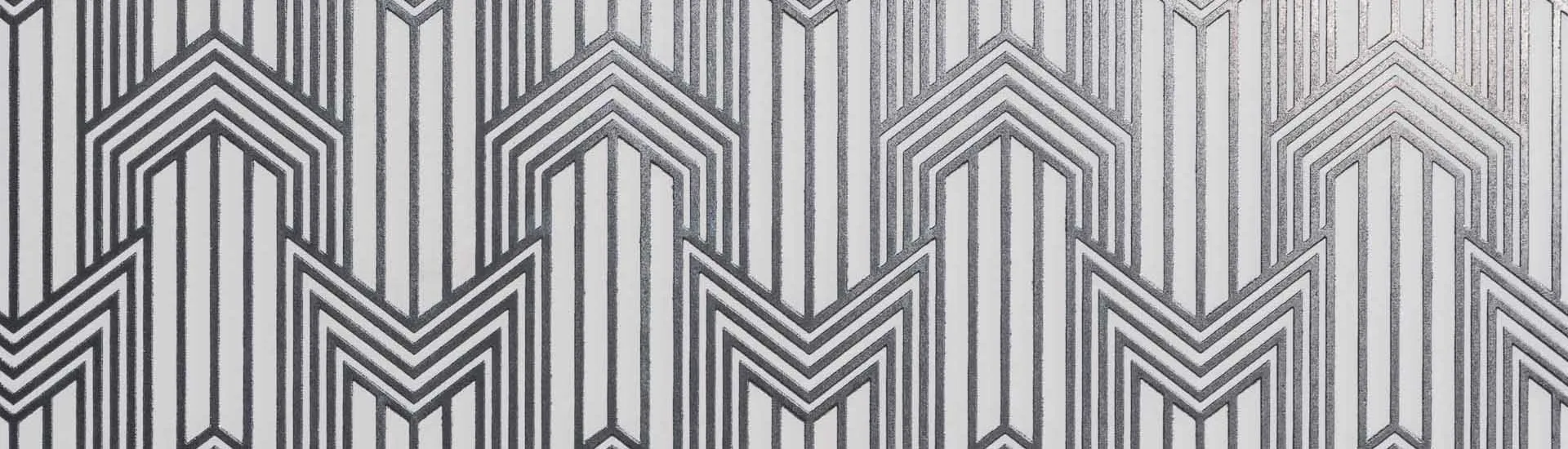 Керамогранит Petracers Swing Geometria Sterling Silver Su Bianco