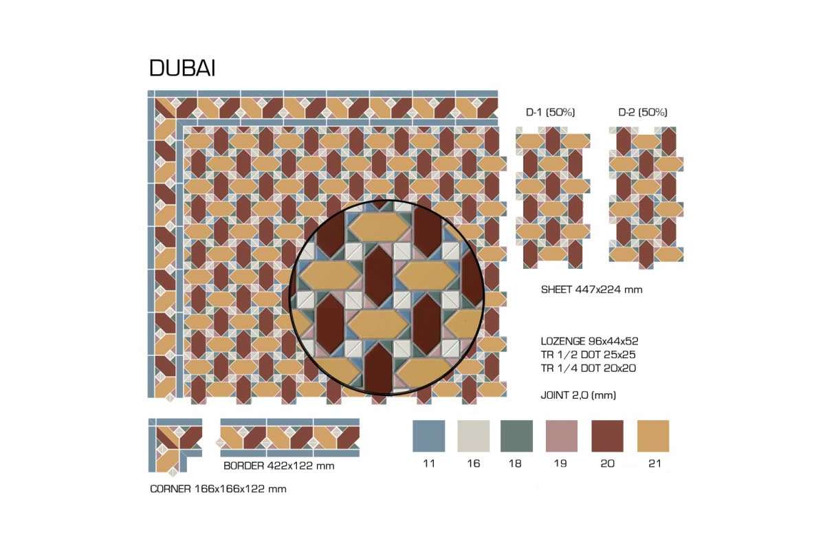 Керамогранит TopCer Victorian Designs (Викториан Дизайн) Dubai