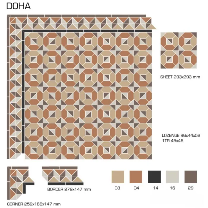 Керамогранит TopCer Victorian Designs Doha