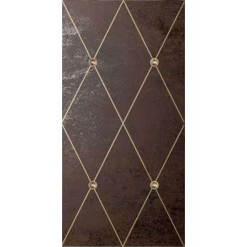 Керамогранит Petracers AD Maiora (АДи Майора) Rhombus Platino Oro Su Moro Con